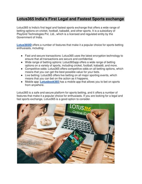 lotus 365 is legal|Lotus365 India's First Legal and Fastest Sports exchange and .
